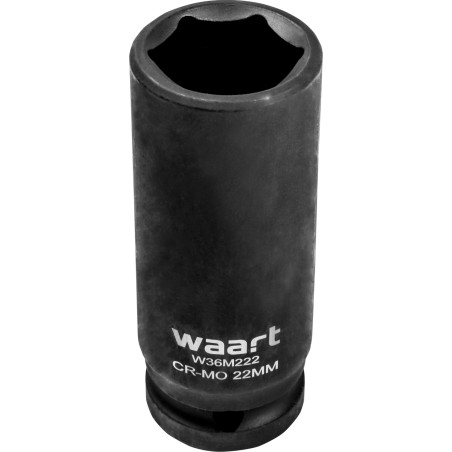 Nasadka udarowa sześciokątna 1/2", 22 x 78 mm, CR-MO
