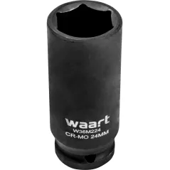 Nasadka udarowa sześciokątna 1/2", 24 x 78 mm, CR-MO