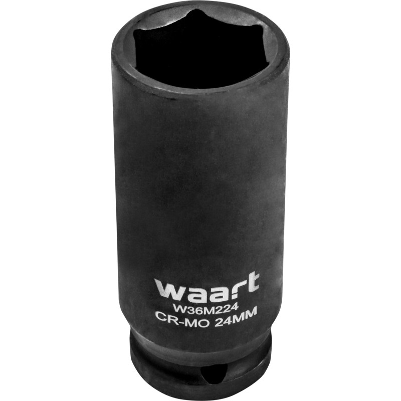 Nasadka udarowa sześciokątna 1/2", 24 x 78 mm, CR-MO