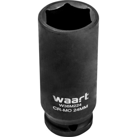 Nasadka udarowa sześciokątna 1/2", 24 x 78 mm, CR-MO