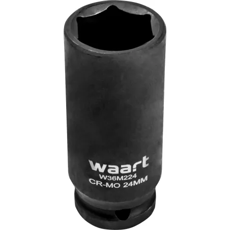 Nasadka udarowa sześciokątna 1/2", 24 x 78 mm, CR-MO