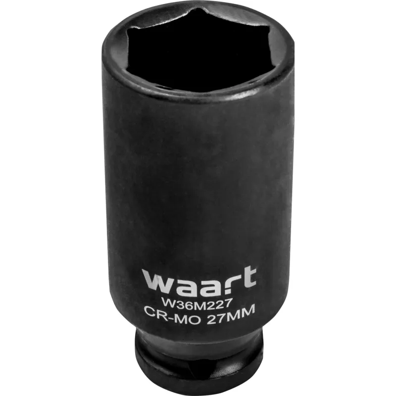 Nasadka udarowa sześciokątna 1/2", 27 x 78 mm, CR-MO