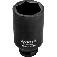 Nasadka udarowa sześciokątna 1/2", 32 x 78 mm, CR-MO