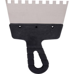 Szpachla fasadowa 150 mm, z zębami 8 x 8 x 8 stal nierdzewna, plastikowy uchwyt