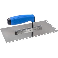 Paca metalowa 270 mm, z zębami 6 x 6 x 6 stal nierdzewna, gumowany aluminiowy uchwyt