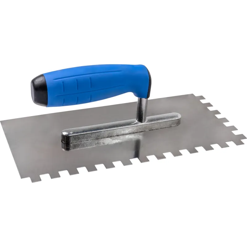 Paca metalowa 270 mm, z zębami 10 x 10 x 10, stal nierdzewna, gumowany aluminiowy uchwyt