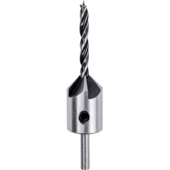 Fazownik do drewna 3 x 16 x 25 mm z wiertłem