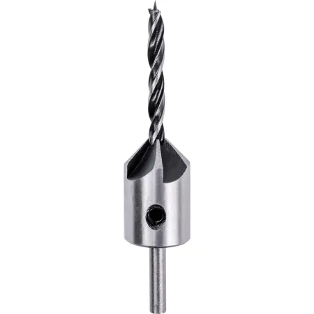 Fazownik do drewna 3 x 16 x 25 mm z wiertłem