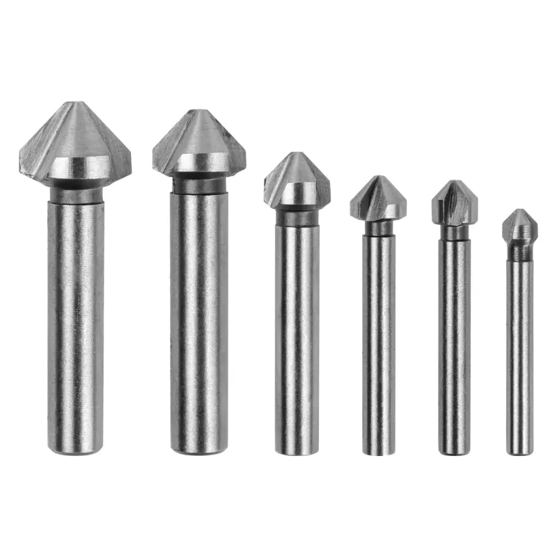 Zestaw fazowników do metalu 6 szt, 6.3 - 20.5 mm