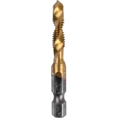 Wiertło do gwintów M6 x 1.0 x 57.5x32 mm, uchwyt quick change Hex