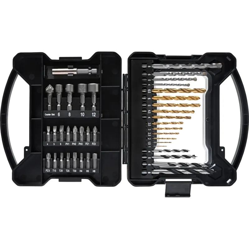 Zestaw wierteł i bitów 41 szt