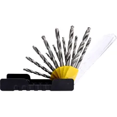 Zestaw wierteł do metalu 19 szt, 1.0-10.0 mm