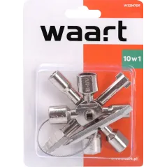 Klucz do skrzynek, 10 końcówek