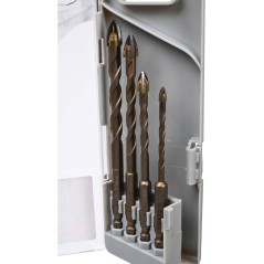 Zestaw wierteł uniwersalnych 4 pcs, uchwyt quick change hex