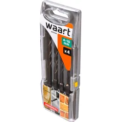 Zestaw wierteł uniwersalnych 4 pcs, uchwyt quick change hex