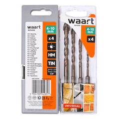 Zestaw wierteł uniwersalnych 4 pcs, uchwyt quick change hex