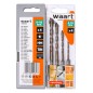Zestaw wierteł uniwersalnych 4 pcs, uchwyt quick change hex