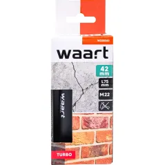 Otwornica diamentowa 42 x 75 mm, segmentowa, uchwyt M22