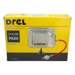 Promiennik turystyczny, zapłon piezo, wąż, reduktor gazowy