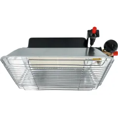 Promiennik turystyczny, zapłon piezo, wąż, reduktor gazowy