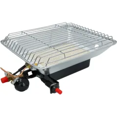 Promiennik turystyczny, zapłon piezo, wąż, reduktor gazowy