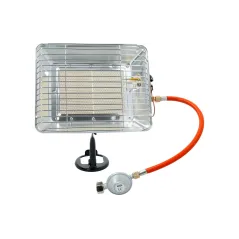 Promiennik turystyczny, zapłon piezo, wąż, reduktor gazowy