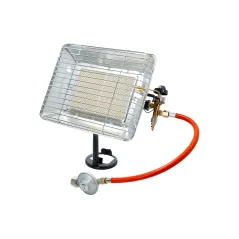 Promiennik turystyczny, zapłon piezo, wąż, reduktor gazowy