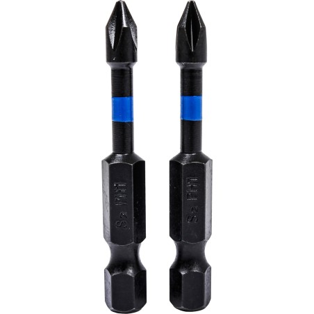 Końcówki wkrętakowe udarowe krzyżowe PH1 x 50 mm, 2 szt.