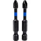 Końcówki wkrętakowe udarowe krzyżowe PH2 x 50 mm, 2 szt.