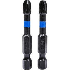 Końcówki wkrętakowe udarowe krzyżowe PH3 x 50 mm, 2 szt.