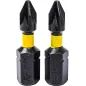 Końcówki wkrętakowe udarowe krzyżowe PZ1 x 25 mm, 2 szt. Końcówki wkrętakowe udarowe krzyżowe PZ1 x 25 mm, 2 szt.