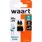 Końcówki wkrętakowe udarowe krzyżowe PZ1 x 25 mm, 2 szt.
