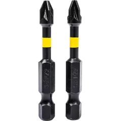 Końcówki wkrętakowe udarowe krzyżowe PZ2 x 50 mm, 2 szt.