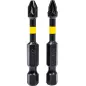 Końcówki wkrętakowe udarowe krzyżowe PZ2 x 50 mm, 2 szt.