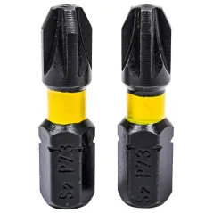 Końcówki wkrętakowe udarowe krzyżowe PZ3 x 25 mm, 2 szt.