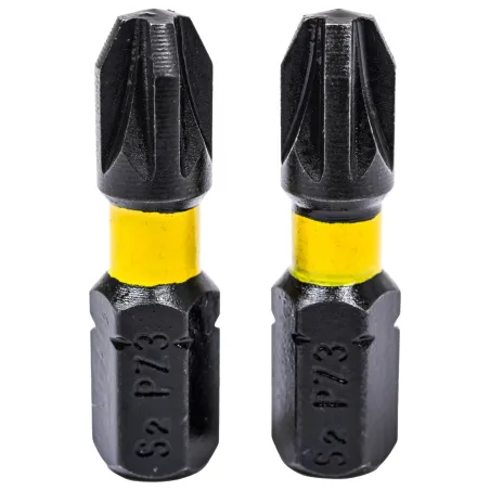 Końcówki wkrętakowe udarowe krzyżowe PZ3 x 25 mm, 2 szt.