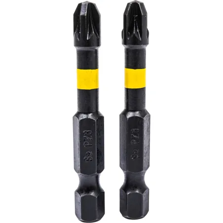 Końcówki wkrętakowe udarowe krzyżowe PZ3 x 50 mm, 2 szt.
