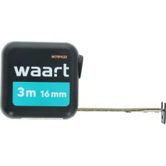 Miara zwijana stalowa 3m, 16mm, dwustronna, autostop