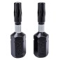 Końcówki wkrętakowe udarowe Torx T15 x 25 mm, 2 szt.