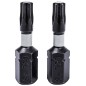 Końcówki wkrętakowe udarowe Torx T20 x 25 mm, 2 szt. Końcówki wkrętakowe udarowe Torx T20 x 25 mm, 2 szt.