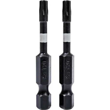 Końcówki wkrętakowe udarowe Torx T20 x 50 mm, 2 szt.