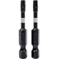 Końcówki wkrętakowe udarowe Torx T20 x 50 mm, 2 szt. Końcówki wkrętakowe udarowe Torx T20 x 50 mm, 2 szt.