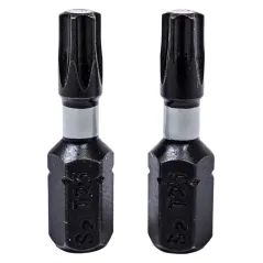 Końcówki wkrętakowe udarowe Torx T25 x 25 mm, 2 szt.