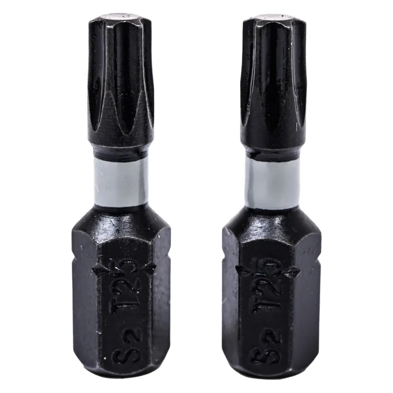 Końcówki wkrętakowe udarowe Torx T25 x 25 mm, 2 szt. Końcówki wkrętakowe udarowe Torx T25 x 25 mm, 2 szt.