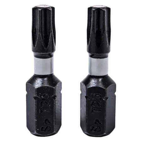 Końcówki wkrętakowe udarowe Torx T25 x 25 mm, 2 szt.