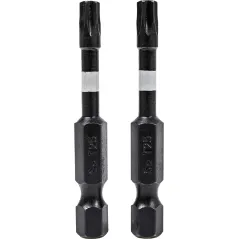 Końcówki wkrętakowe udarowe Torx T25 x 50 mm, 2 szt.