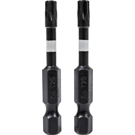 Końcówki wkrętakowe udarowe Torx T25 x 50 mm, 2 szt.