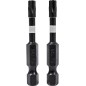 Końcówki wkrętakowe udarowe Torx T25 x 50 mm, 2 szt.