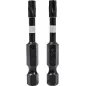 Końcówki wkrętakowe udarowe Torx T25 x 50 mm, 2 szt. Końcówki wkrętakowe udarowe Torx T25 x 50 mm, 2 szt.