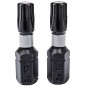 Końcówki wkrętakowe udarowe Torx T27 x 25 mm, 2 szt. Końcówki wkrętakowe udarowe Torx T27 x 25 mm, 2 szt.